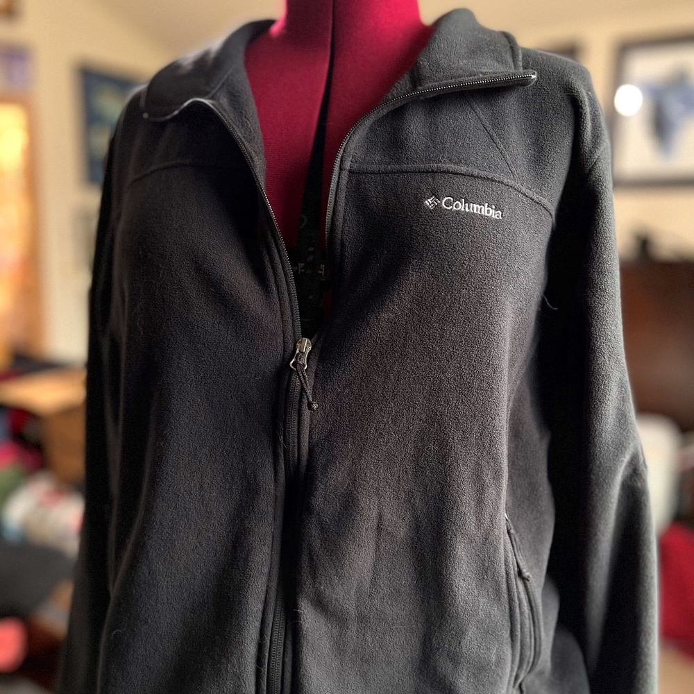 Columbia Sportswear Full Zip Fleece XXL Black